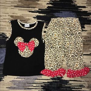 Disney Inspired Leopard Outfit - Minnie Mouse